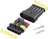 Set Superseal série AMP-Superseal 1.5mm TE Connectivity 30S006 Nbr total de pôles 5 Pas: 6 mm 1 set
