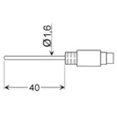 Greisinger GLF 401 MIN Sonde aérienne -25 à 70 °C sonde Pt100