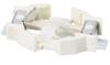 Support de pile bouton CR 1225 Renata 701115 horizontal, montage en surface CMS