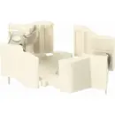 Support de pile bouton 357, LR 44 Renata 701133 horizontal, montage THT