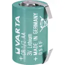 Pile spéciale CR 1/2 R6 (AA) LF lithium Varta 6127-LF cosses à souder en U 3 V 970 mAh 1 pc(s)