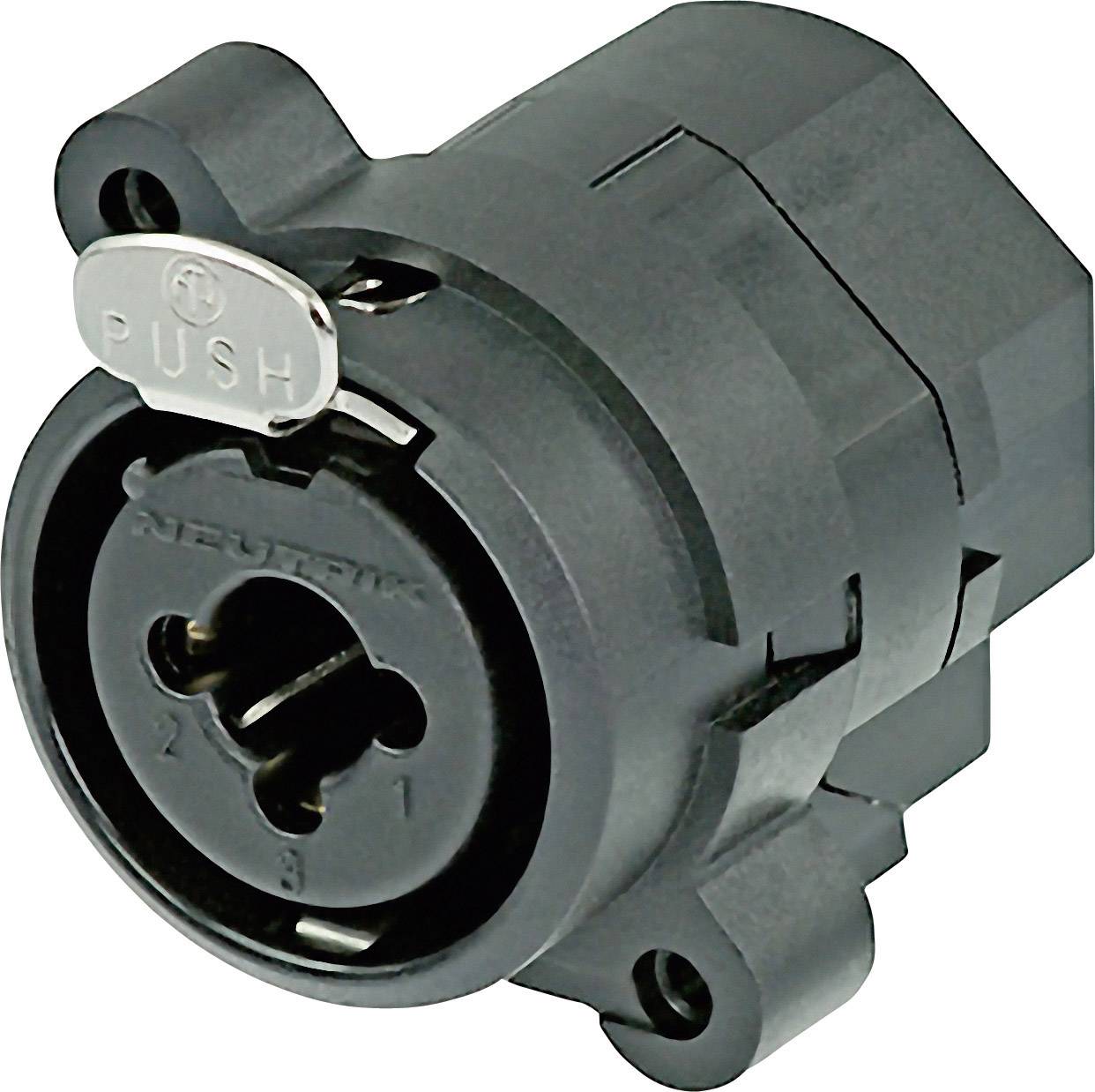XLR embase femelle, contacts coudés Neutrik NCJ9FI-H Nombre de pôles: 3 noir 1 pc(s)