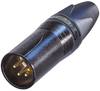 XLR mâle, droit Neutrik NC4MXX-B Nombre de pôles: 4 noir 1 pc(s)