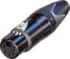 Neutrik NC5FXX-B XLR femelle, droit Nombre de pôles: 5 noir 1 pc(s)