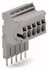 Bornier WAGO 2002-556 5.20 mm ressort de traction gris 10 pc(s)