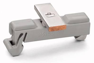Un interrupteur de séparation électrique gris portant l'inscription 'WAGO 790', utilisé pour séparer de manière sûre les connexions électriques.
