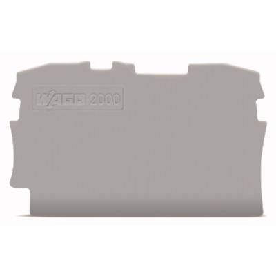 Plaque d'extrémité et intermédiaire WAGO 2000-1291 100 pc(s)