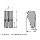 Connecteur femelle 1 conducteur WAGO 2020-112 20 pc(s)