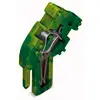 Borne d'extrémité WAGO 769-515/000-016 5 mm ressort de traction Affectation: terre vert, jaune 250 pc(s)