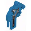Borne d'extrémité WAGO 769-513/000-006 5 mm ressort de traction Affectation: N bleu 250 pc(s)