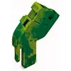 Borne d'extrémité WAGO 769-512/000-016 5 mm ressort de traction Affectation: terre vert, jaune 250 pc(s)
