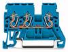 Borne de passage WAGO 870-684 5 mm ressort de traction Affectation: N bleu 100 pc(s)