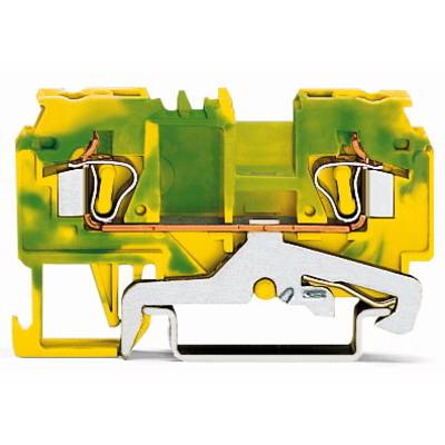 Borne pour conducteur de protection WAGO 880-907 5 mm ressort de traction Affectation: terre vert, jaune 100 pc(s)