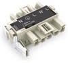 WAGO WAGO GmbH & Co. KG Adaptateur secteur Alimentation mâle - Alimentation femelle Nombre total de pôles: 5 gris foncé 20 pc(s)