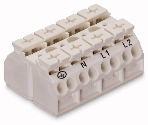 Borne de raccordement 4 conducteurs Ex e II WAGO 862-1694/999-950 200 pc(s)