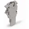 Borne d'extrémité WAGO 2022-162 5.20 mm ressort de traction Affectation: simple orange 250 pc(s)