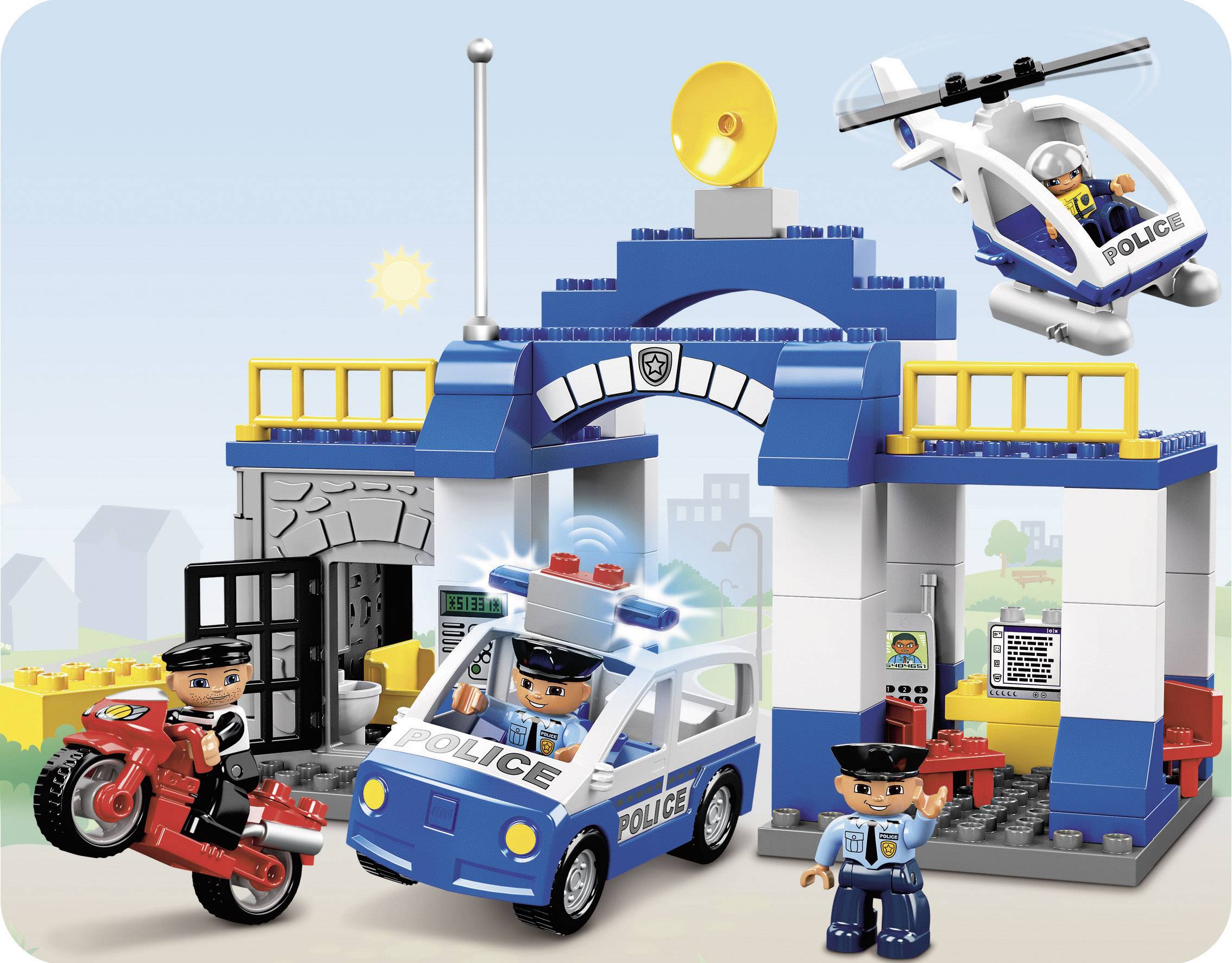 Лего дупло полицейский участок схема сборки