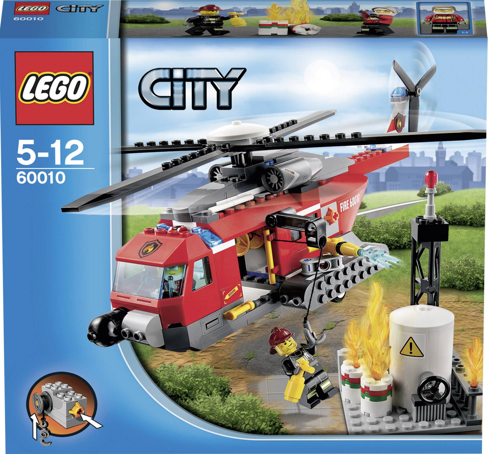 L'h?�licopt?�re des pompiers LEGO City 60010 | Conrad.fr