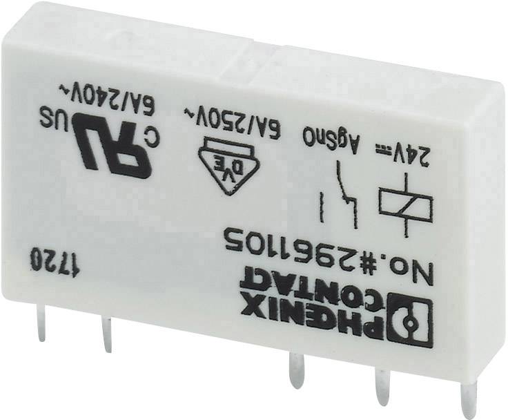 Relais pour circuits imprimés Phoenix Contact 2961121 24 V/DC 6 A 1 inverseur (RT) 1 pc(s)