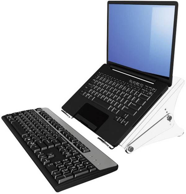 Support d'ordinateur portable Dataflex Addit Notebookerhöhung inclinable, réglable en hauteur