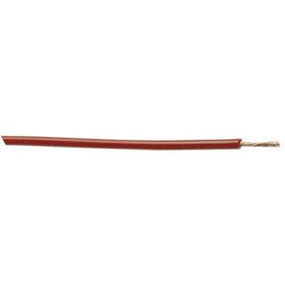 Fil de câblage SILI-1V Stäubli 61.7604-10022 1 x 0.25 mm² rouge Marchandise vendue au mètre