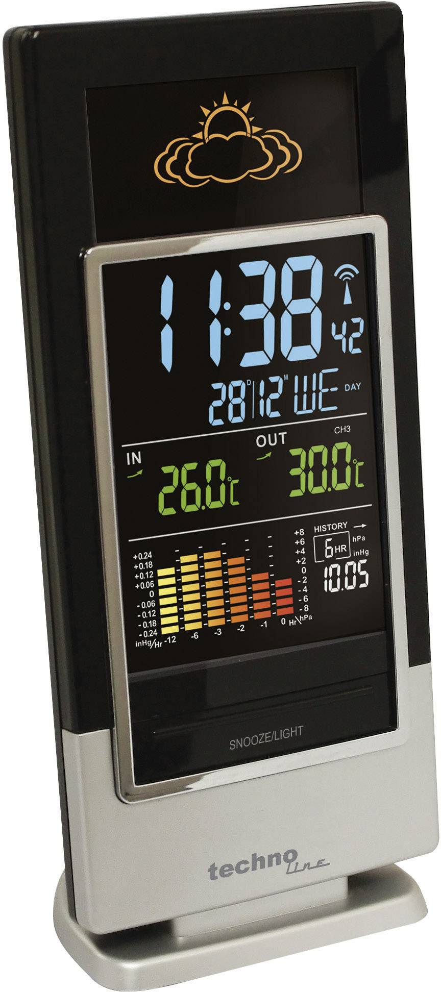 Station météo radiopilotée numérique Techno Line WS 6502-1