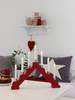 Konstsmide 1041-510 Arche en bougie blanc chaud Ampoule à incandescence rouge