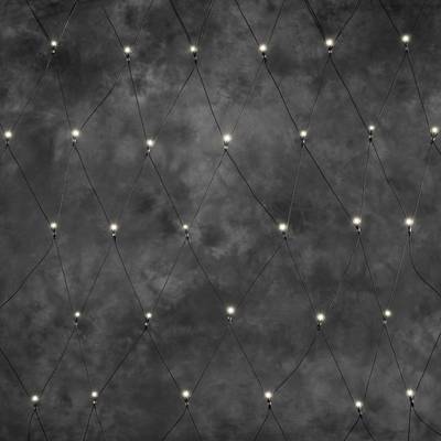 Réseau de lumières sur un fond brumeux, créant un effet mystique et apaisant.