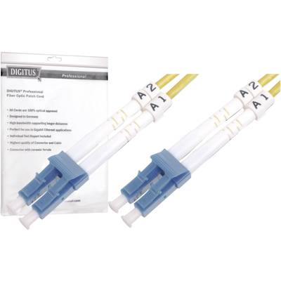Digitus DK-2933-03 fibre optique FO Câble de raccordement [1x LC mâle - 1x LC mâle] 9/125 µ Singlemode OS2 3.00 m