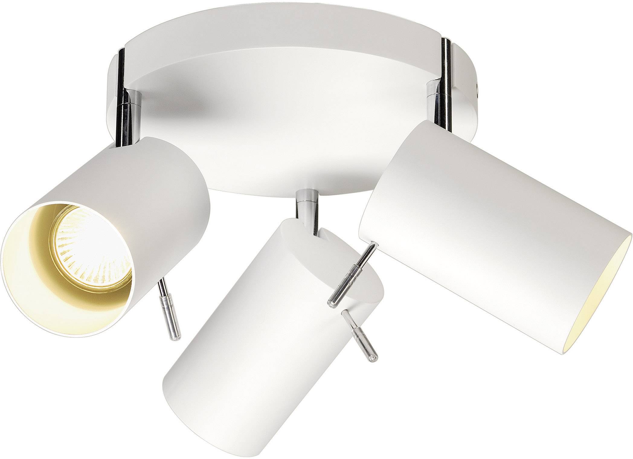 SLV Asto Tube III 147414 Spot de plafond Ampoule halogène, LED GU10 225 W blanc-1