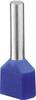 Embout double d'extrémité de câble Phoenix Contact AI-TWIN 2X 2,5 -13 BU 3200878 2.5 mm² x 13 mm partiellement isolé bleu 100 pc(s)