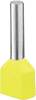 Embout double d'extrémité de câble Phoenix Contact AI-TWIN 2X 6 -14 YE 3201013 6 mm² x 14 mm partiellement isolé jaune 100 pc(s)