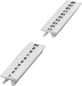 Repères pour blocs de jonction Contenu: 10 pc(s) Phoenix Contact ZBF 5,LGS:L1-N,PE 0809528
