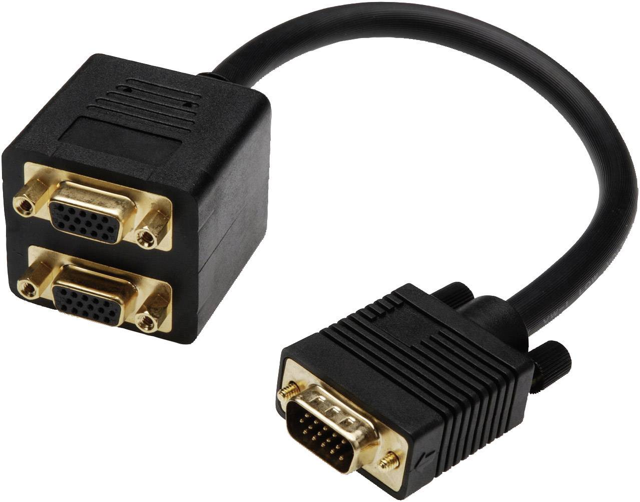 Câble Y Digitus AK-310400-002-S [1x VGA mâle - 2x VGA femelle] 0.2 m ...