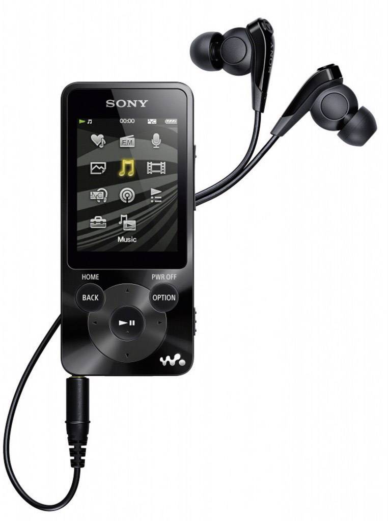 Lecteur MP3, Lecteur MP4 Sony NWZE584 Walkman® 8 Go noir radio FM