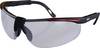 protectionworld 2012007 Lunettes de protection avec protection UV noir, rouge EN 166-1 DIN 166-1