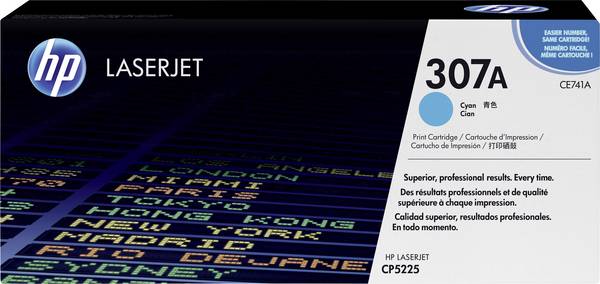 Cassette de toner d'origine HP 307A cyan CE741A