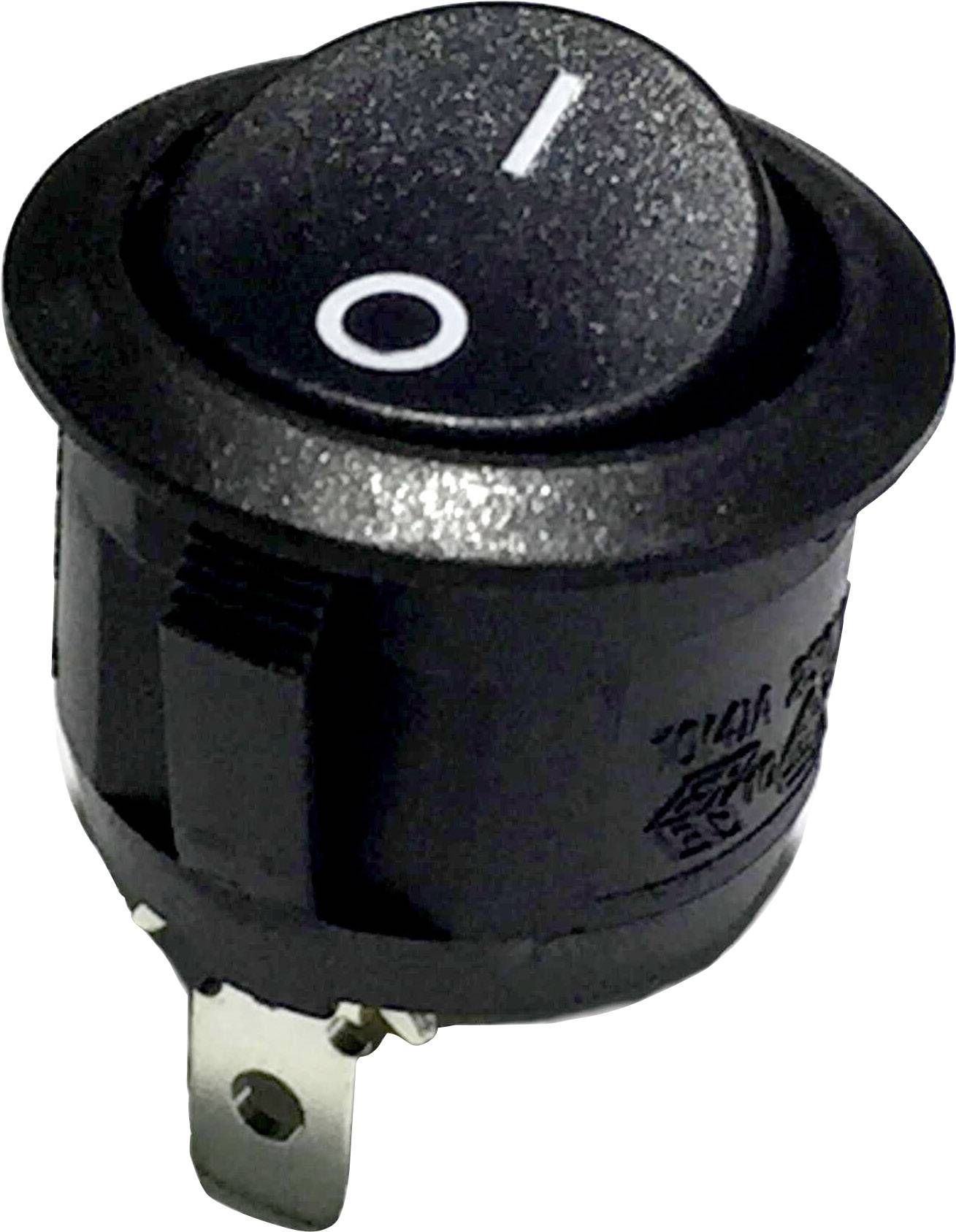 TRU COMPONENTS 700185 Interrupteur à bascule R13-112A B/B 0-I 250 V/AC 6 A 1 x Off/On à accrochage 1 pc(s)
