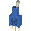 Interrupteur à levier 1 x On/Off/On APEM TL39WW05000 20 V DC/AC 0.02 A permanent/0/permanent 1 pc(s)