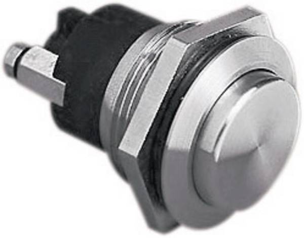 Bulgin MP0037/2 MP0037/2 Bouton-poussoir antivandalisme 50 V 1 A 1 x Off/(On) à rappel (Ø x L) 21.5 mm x 31.8 mm IP68 (étanchéité des platines frontales) 1 pc(s)