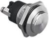 Bulgin MP0037/2 MP0037/2 Bouton-poussoir antivandalisme 50 V 1 A 1 x Off/(On) à rappel (Ø x L) 21.5 mm x 31.8 mm IP68 (étanchéité des platines frontales) 1 pc(s)