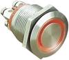 Bulgin MPI002/TERM/RD MPI002/TERM/RD Bouton-poussoir antivandalisme 24 V/DC 0.05 A 1 x Off/(On) à rappel rouge (Ø x L) 22 mm x 31 mm IP66 1 pc(s)