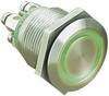 Bulgin MPI002/TERM/GN MPI002/TERM/GN Bouton-poussoir antivandalisme 24 V/DC 0.05 A 1 x Off/(On) à rappel vert (Ø x L) 22 mm x 31 mm IP66 1 pc(s)