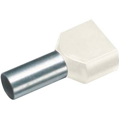 Cylindre métallique avec une extrémité rectangulaire en caoutchouc blanc. Composant d'une pièce de machine.
