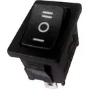 Interrupteur à bascule TRU COMPONENTS TC-R13-66D-02 1587513 250 V/AC 6 A 1 x On/Off/On permanent/0/permanent 1 pc(s)