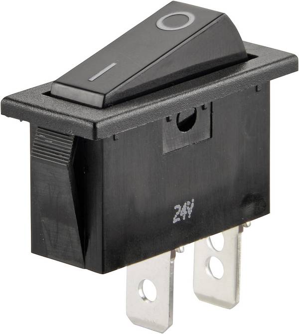 Interrupteur à bascule TRU COMPONENTS TC-R13-70A-01 1587528 24 V/DC 10 A 1 x Off/On  à accrochage 1 pc(s)