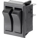 TRU COMPONENTS 1587546 Interrupteur à bascule TC-R13-90PAA-01 250 V/AC 10 A 2 x Off/On à accrochage 1 pc(s)