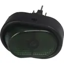 Interrupteur à bascule pour l'automobile TRU COMPONENTS TC-R13-133B-SQ GREEN 1587551 12 V/DC 30 A 1 x Off/On à accrochag