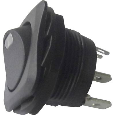 TRU COMPONENTS Interrupteur à bascule TC-R13-135L-02 250 V/AC 10 A 1 x Off/On  à accrochage 1 pc(s) 