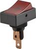 SCI 700948 Interrupteur à bascule pour l'automobile R13-207B2-SQ RED 12 V/DC 20 A 1 x Off/On à accrochage 1 pc(s)